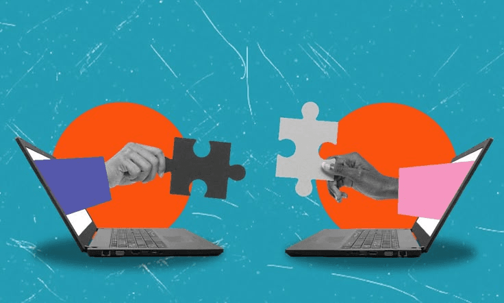 About Us - Two entrepreneurs working together